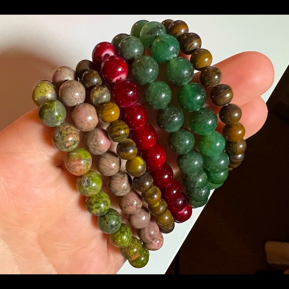 stone bracelets